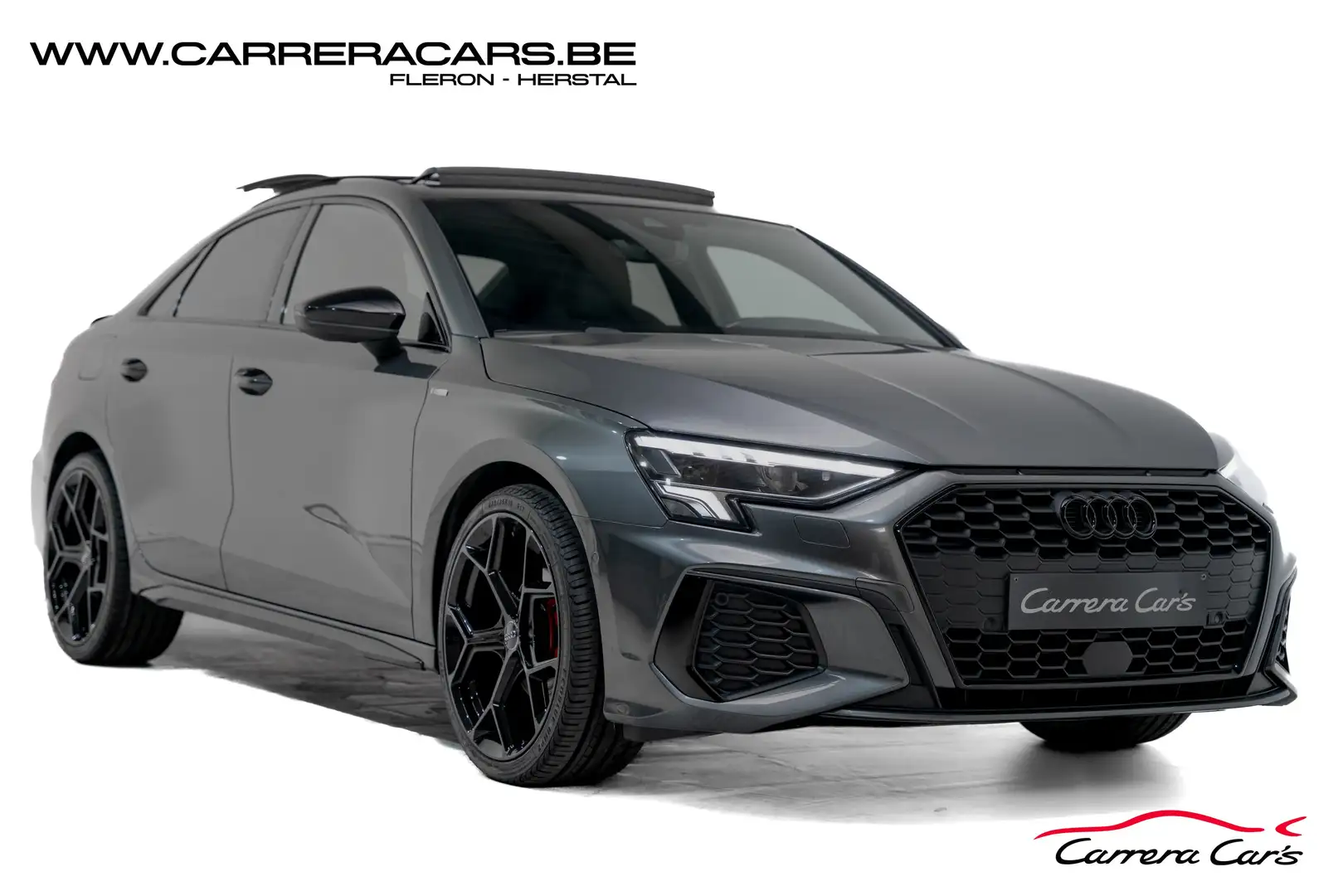 Audi A3 30 Sedan TFSI S line S tronic*|PANO*CUIR*VIRTUAL*| Gris - 1