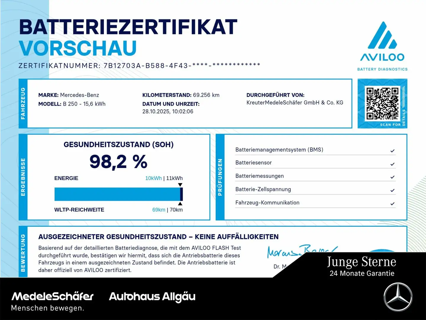 Mercedes-Benz B 250 B 250 e Style AHK ParkPaket KomfortSitze MBUX Temp Schwarz - 1