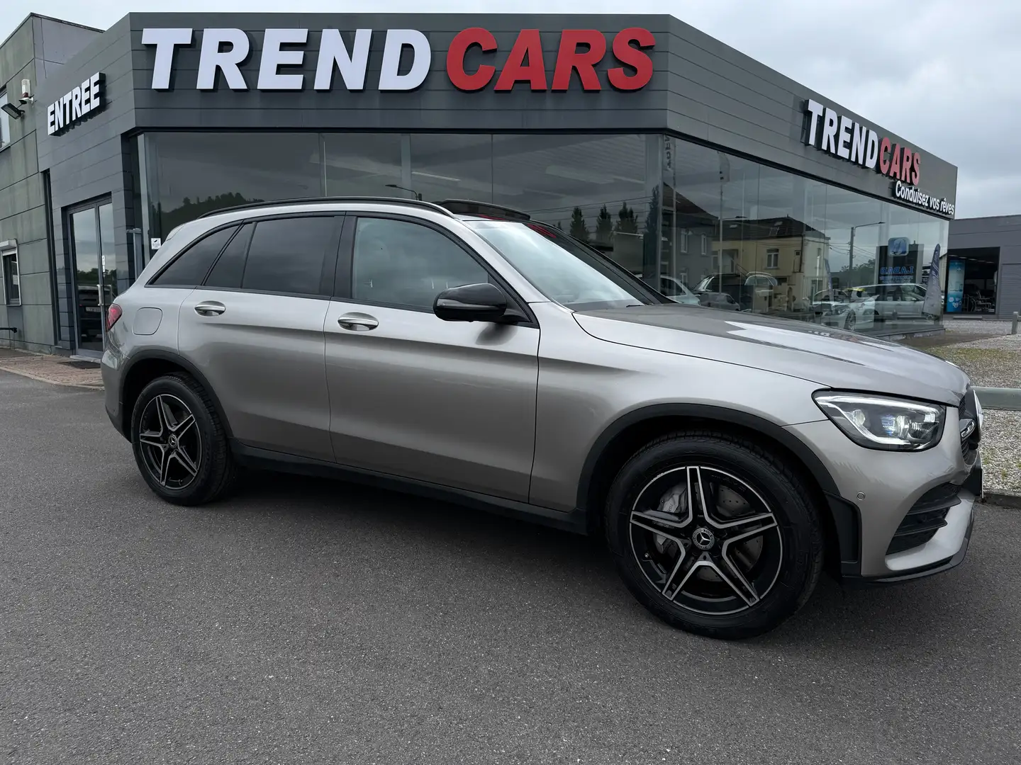 Mercedes-Benz GLC 220 D AUT. PACK AMG PACK NIGHT TOIT PANO MULTIBE FULL Grey - 2