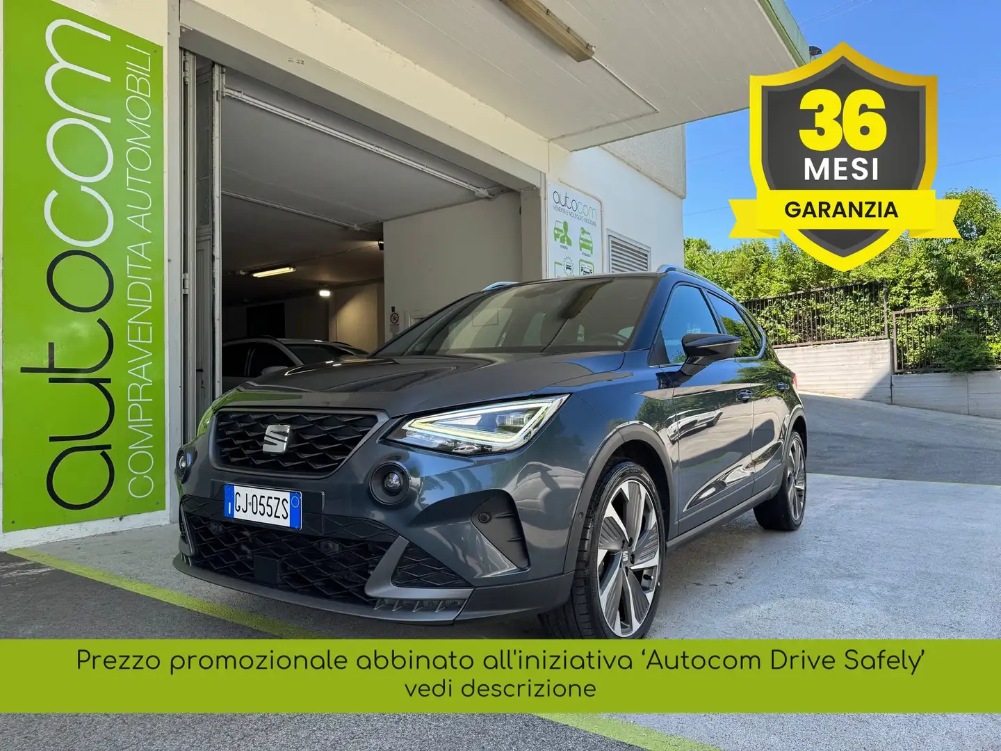 SEAT Arona 1.0TGI FR GARANZIA24MESI CARPLAY-LED-ADACTIVECRUIS Gris - 1