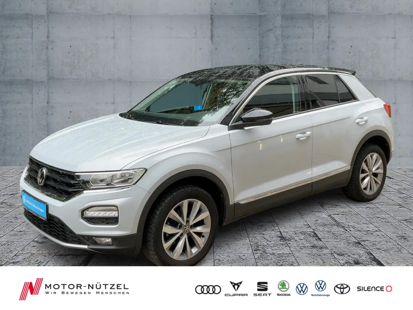 Volkswagen T-Roc 2.0 TDI STYLE NAV+DAB+BT+SHZ+PDC+NSW+MFL Silber - 1