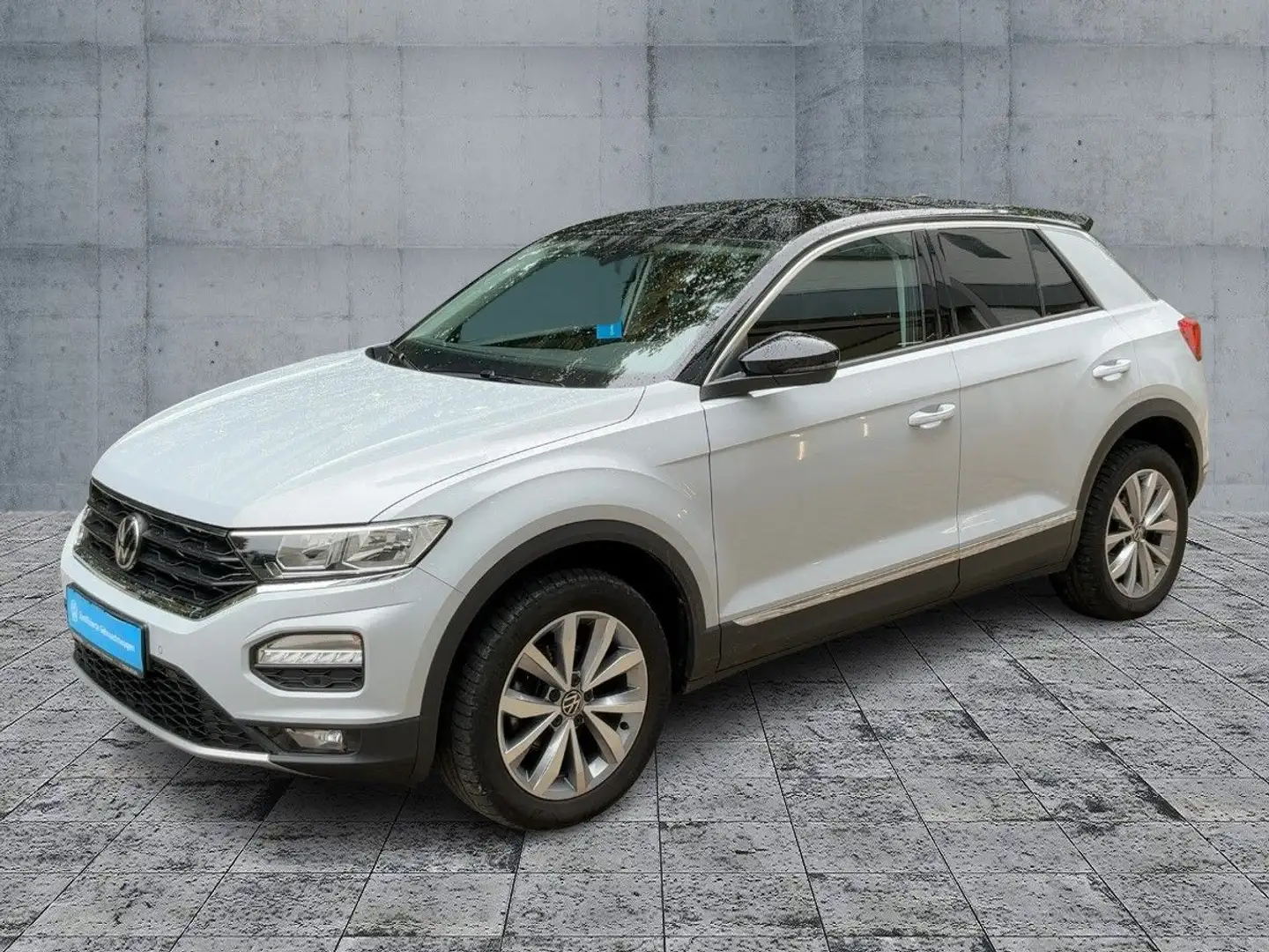 Volkswagen T-Roc 2.0 TDI STYLE NAV+DAB+BT+SHZ+PDC+NSW+MFL Silber - 2