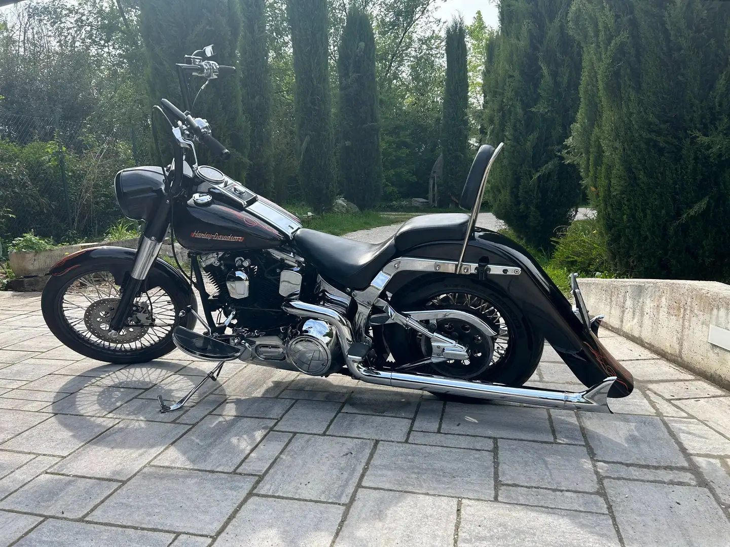Harley-Davidson Softail Fekete - 1
