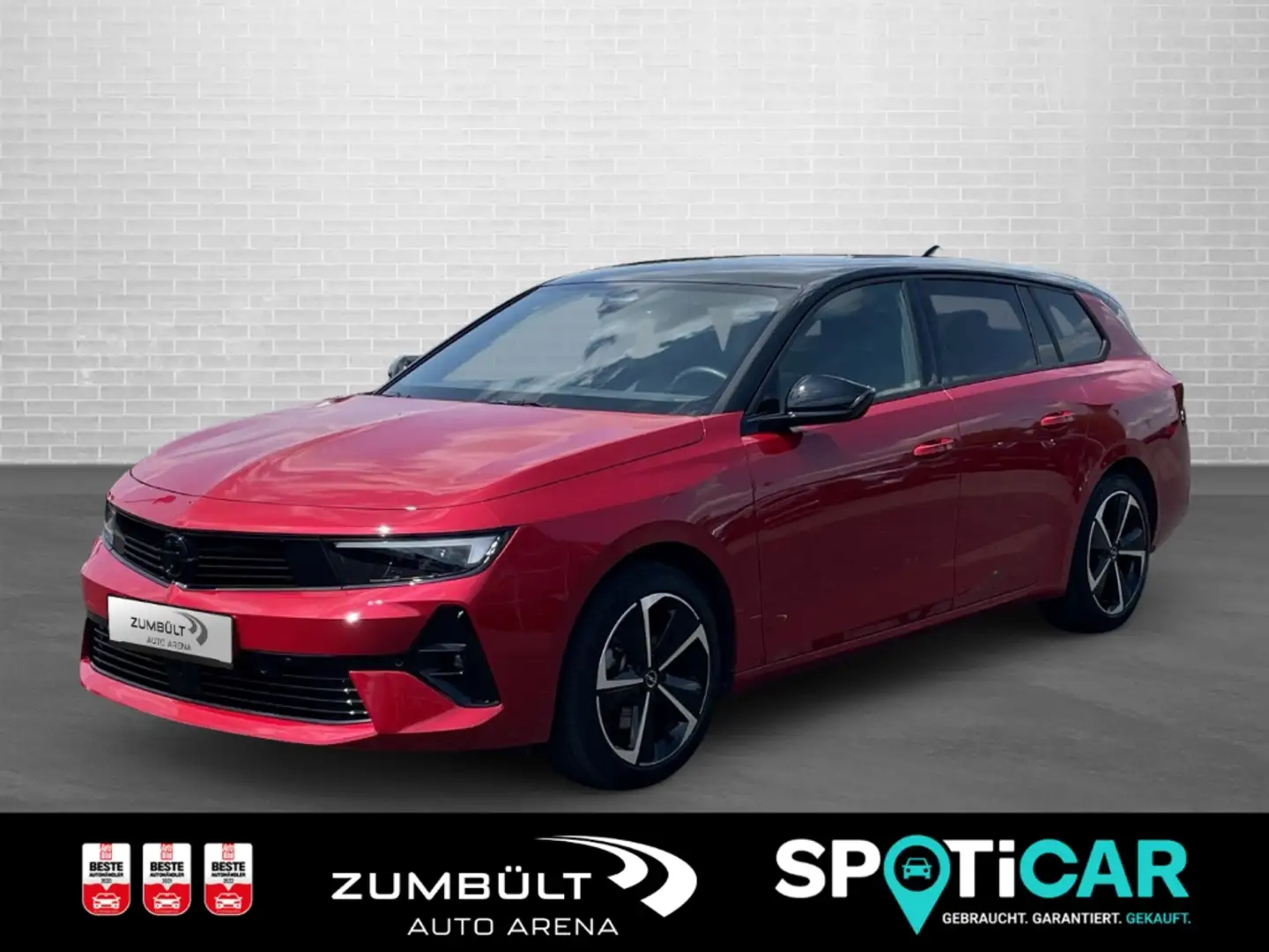 Opel Astra ST GS 1.2 +AHK Navi Kamera 360 Sitzh. Soundsystem Rouge - 1