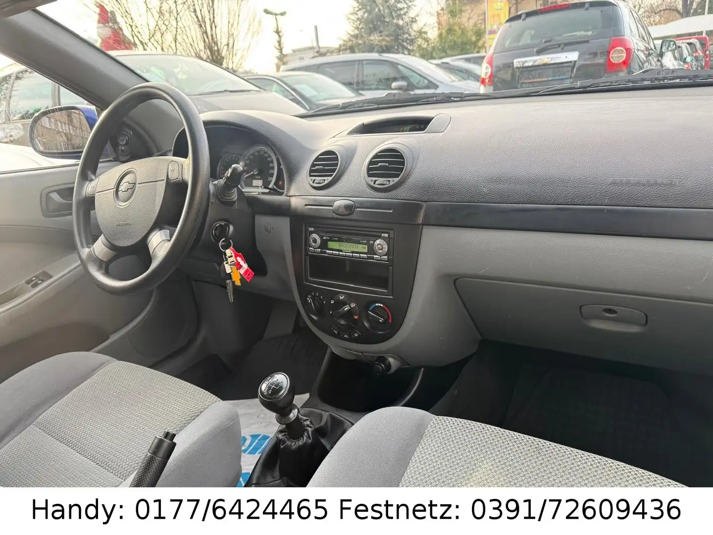 Chevrolet Nubira Kombi 1,6 KLIMA/el.FH/ZV mit FB/ALLWETTER Blau - 2