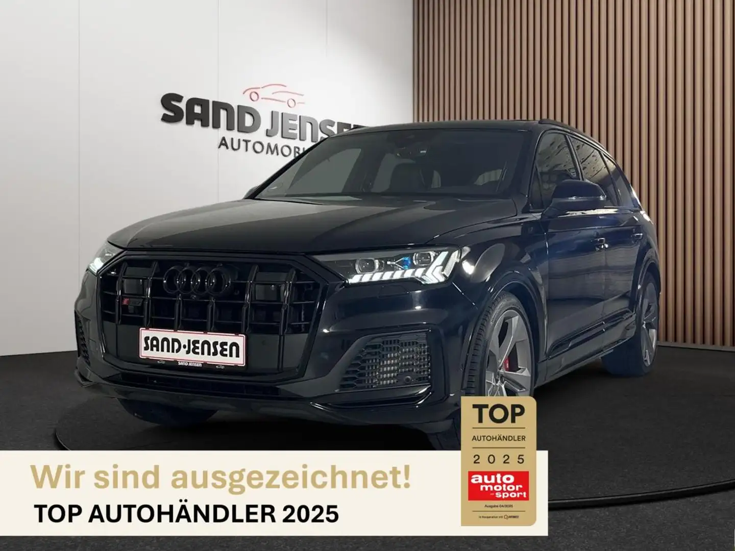 Audi SQ7 4,0 TFSi Quattro AHK 22" Pano B&O Allradlenk Чорний - 1
