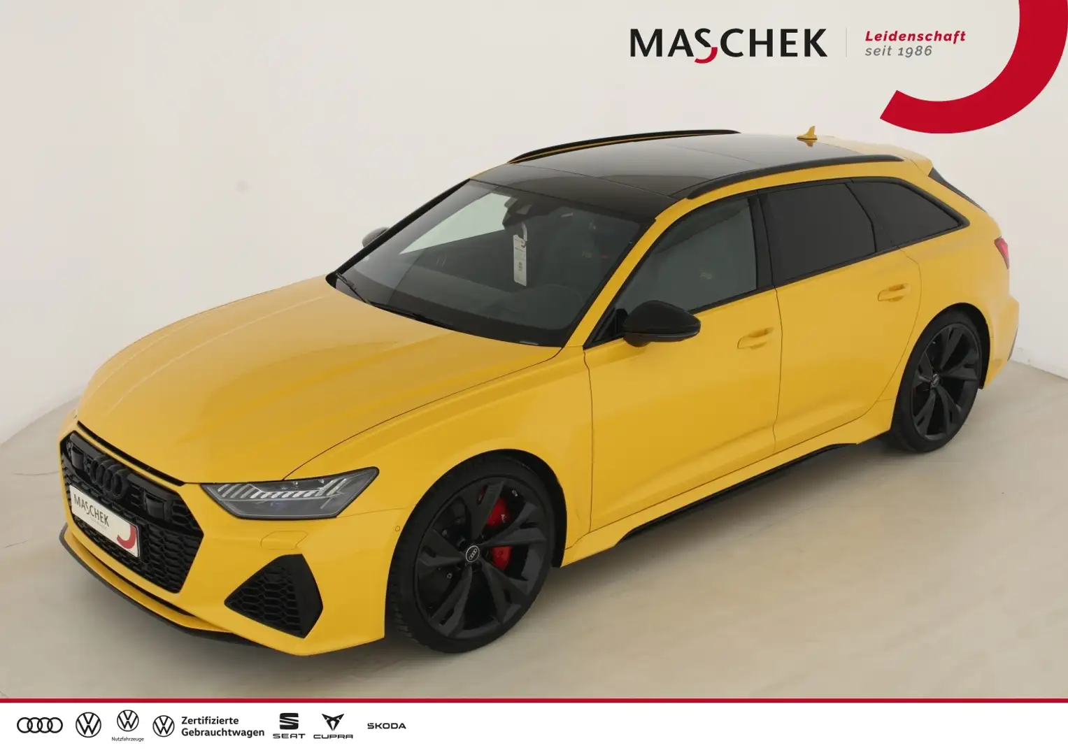 Audi RS6 Avant UPE 178.225.- AUDI EXCLUSIVE Essentials VOLL Yellow - 1