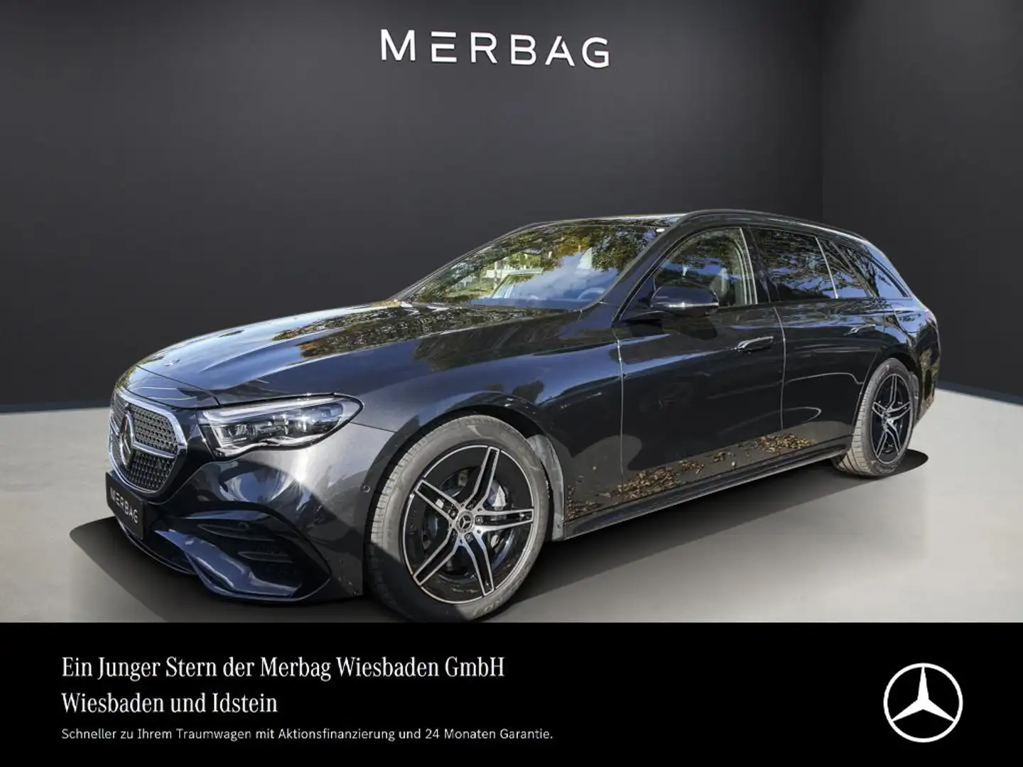 Mercedes-Benz E 300 e T AMG-LINE-PREMIUM-PLUS PANO HUD AHK Grau - 1