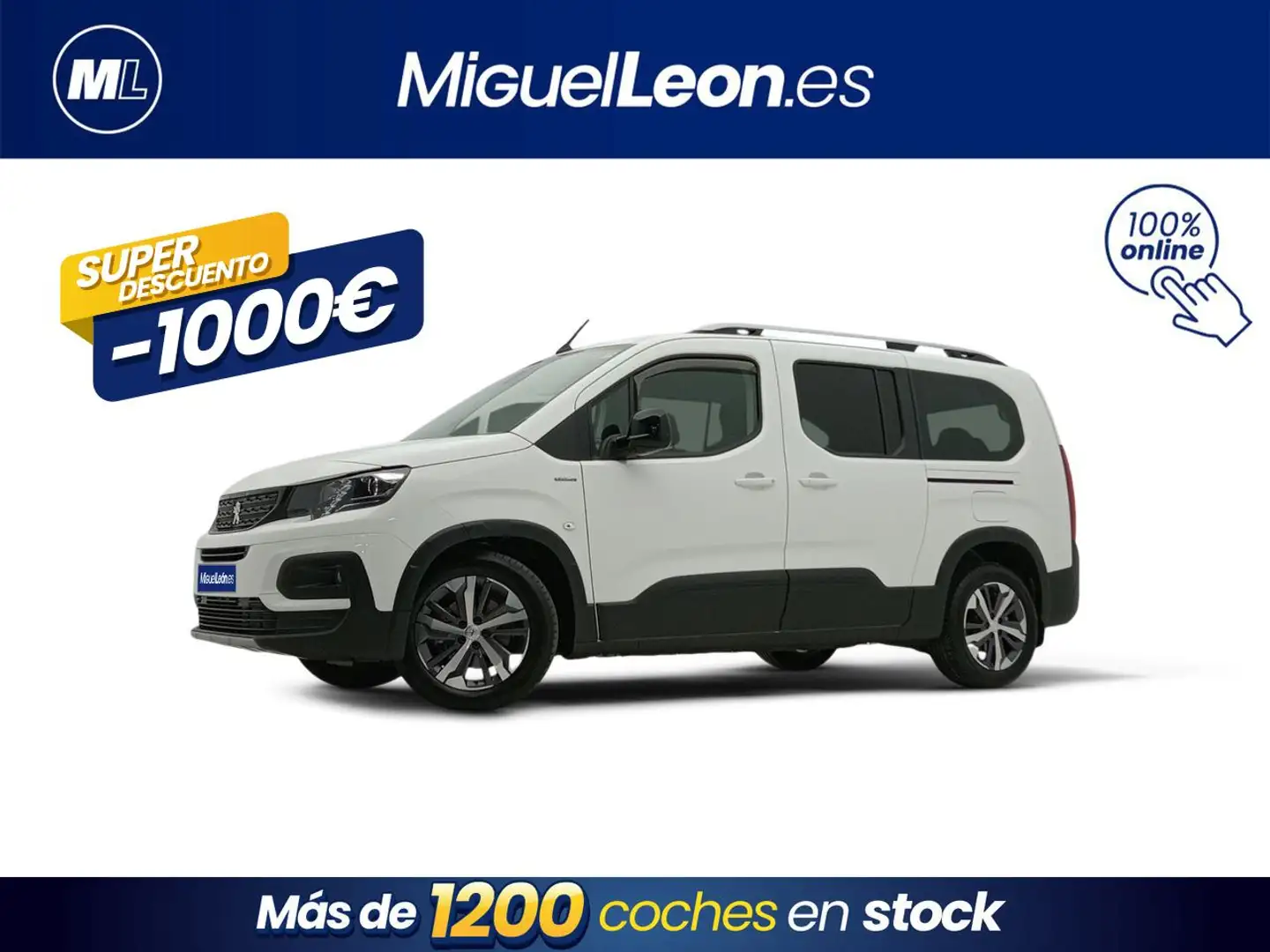 Peugeot Rifter 1.5BlueHDi S&S Long GT Line 100 Blanco - 1