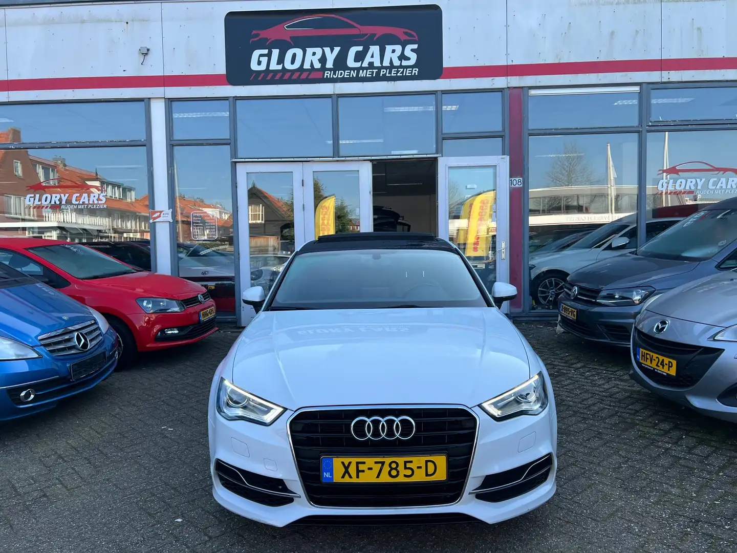 Audi A3 1.8 TFSI S TRONIC AUTOMAAT-PANO-LEER-XENON LED-CRU Blanco - 1