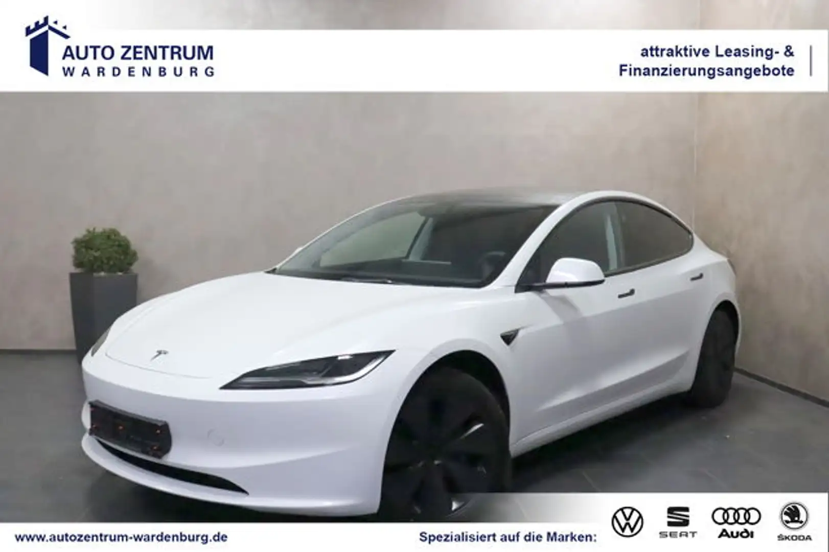 Tesla Model 3 Standard Range RWD AHK A.PILOT CAM Weiß - 1