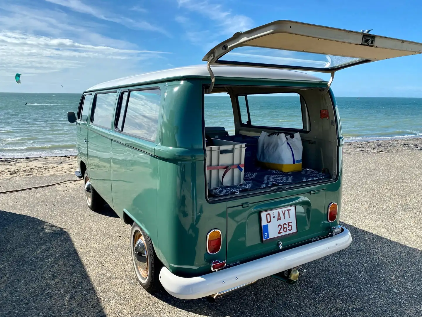 Volkswagen T2 Personen bus Zielony - 1