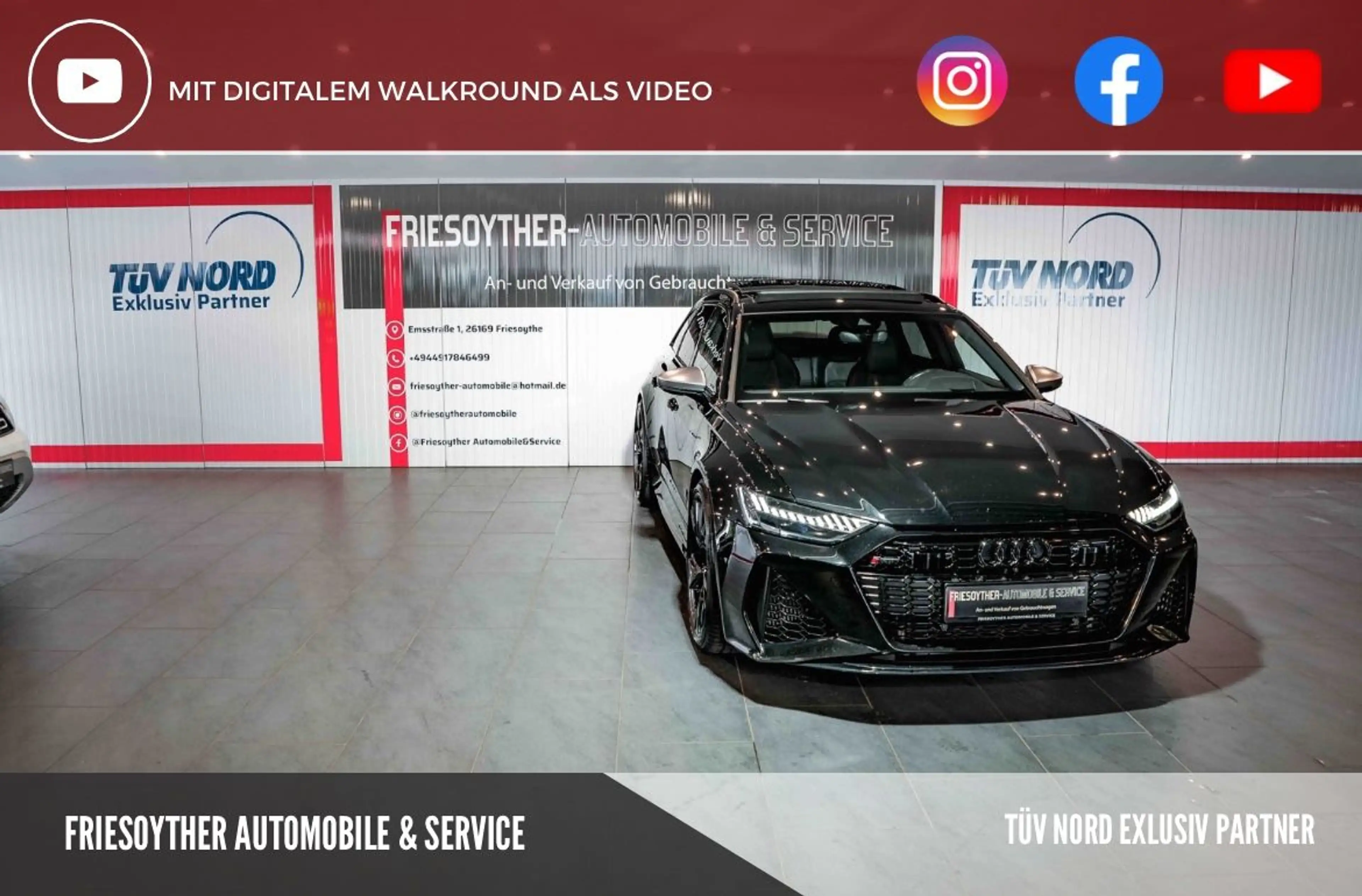 Audi RS6 4.0 TFSI quattro Panorama Matrix Sitzklima