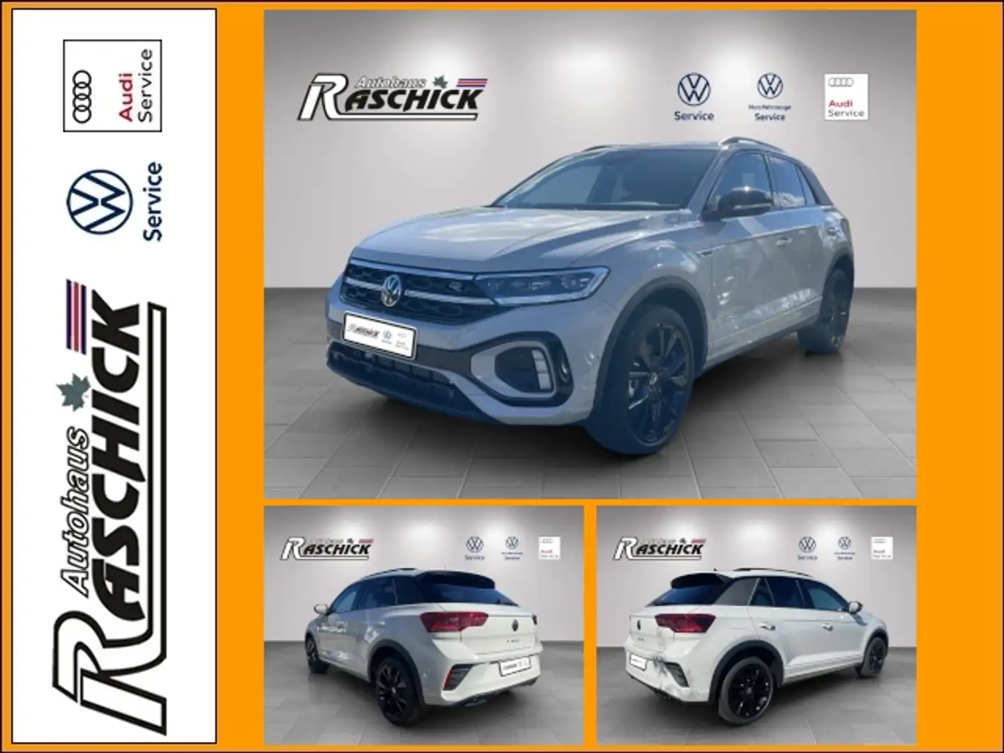 Volkswagen T-Roc R-Line 1.5 TSI DSG AHK Navi Kamera Garantieverlän Gris - 1