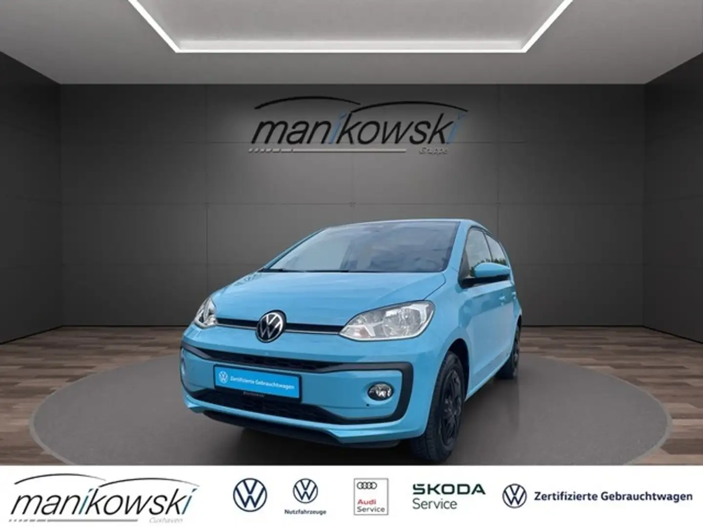 Volkswagen up! 1.0 MPI *move up!*Navi+GRA+RFK+Stzhzg+Klima+DAB+PD Blau - 1