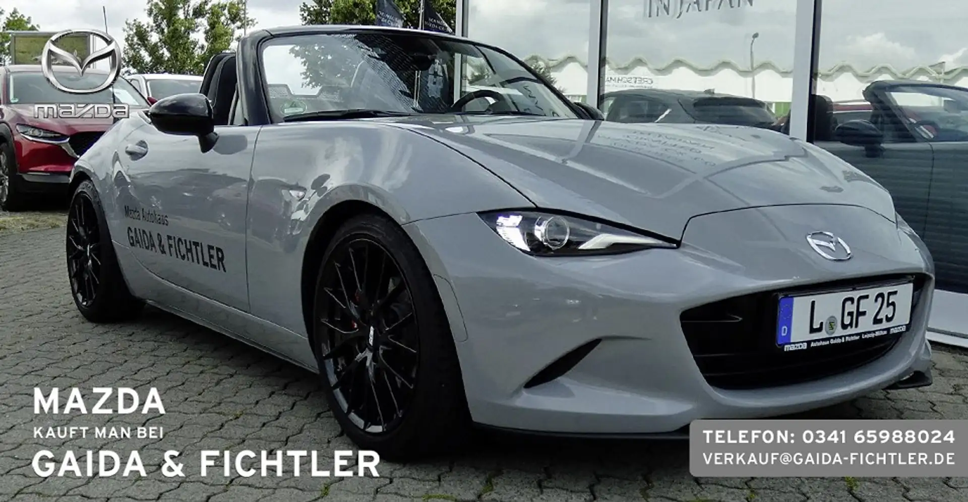 Mazda MX-5 2.0L 184PS HOMURA *ATH ESD / H&R Tieferlegung* Grau - 1