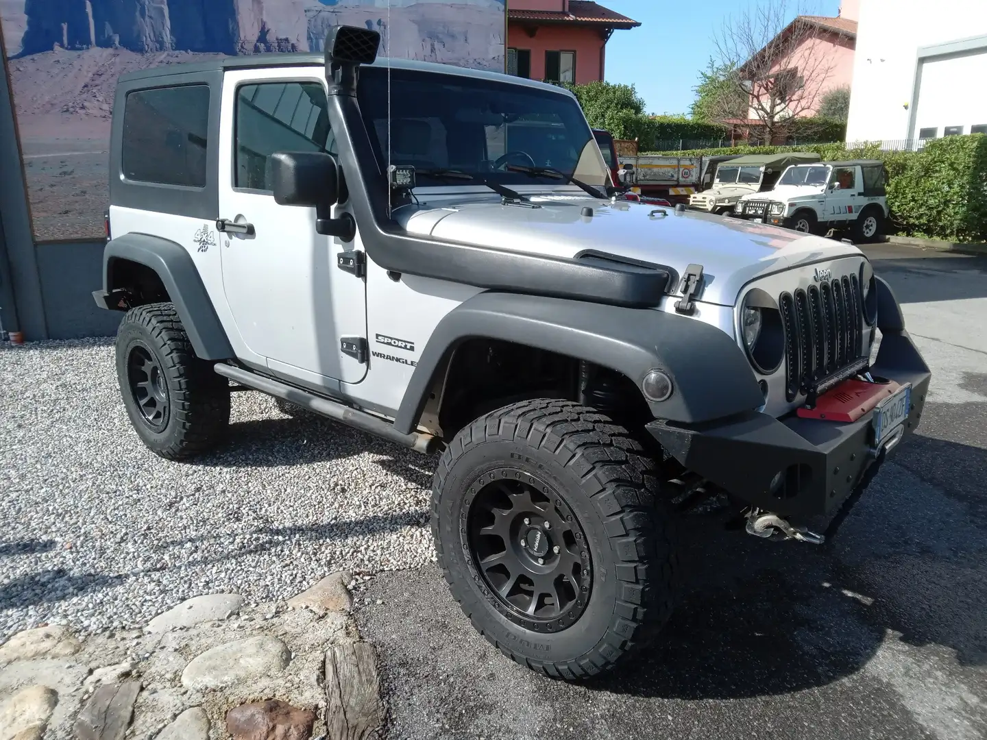 Jeep Wrangler 3p 2.8 crd Sport auto Gris - 2