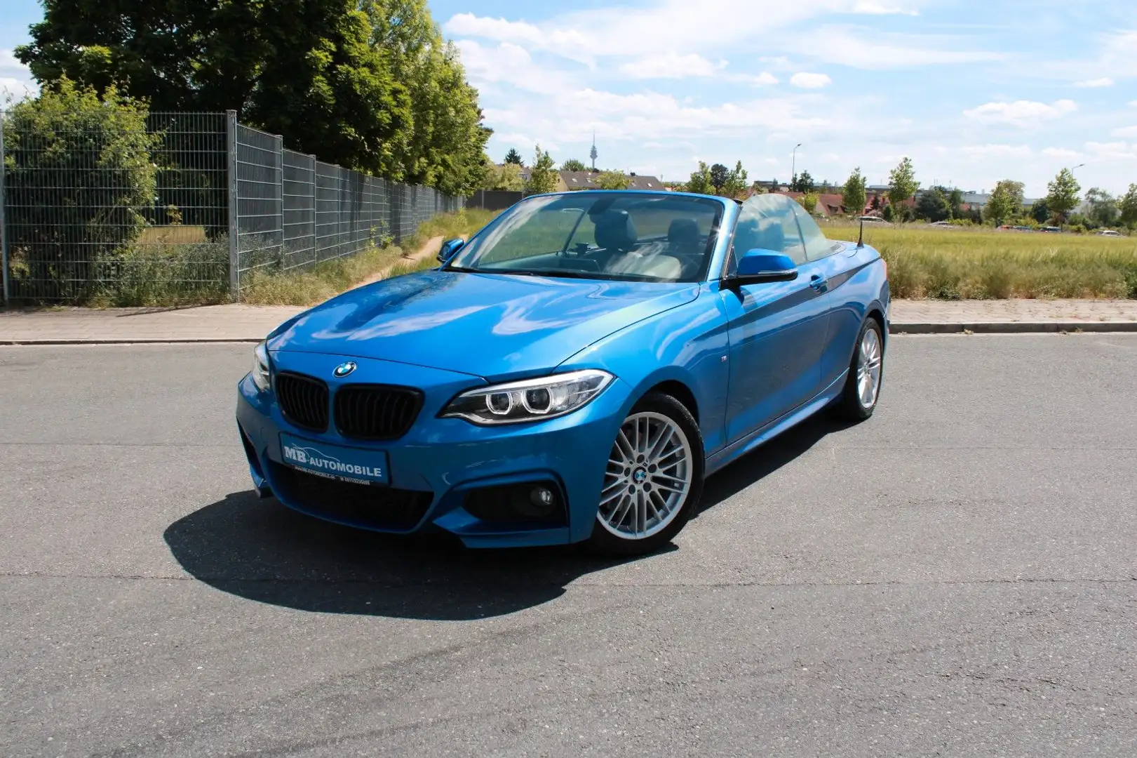 BMW 220 i Cabrio M-Sport Paket Tempo Xenon Leder Bleu - 1