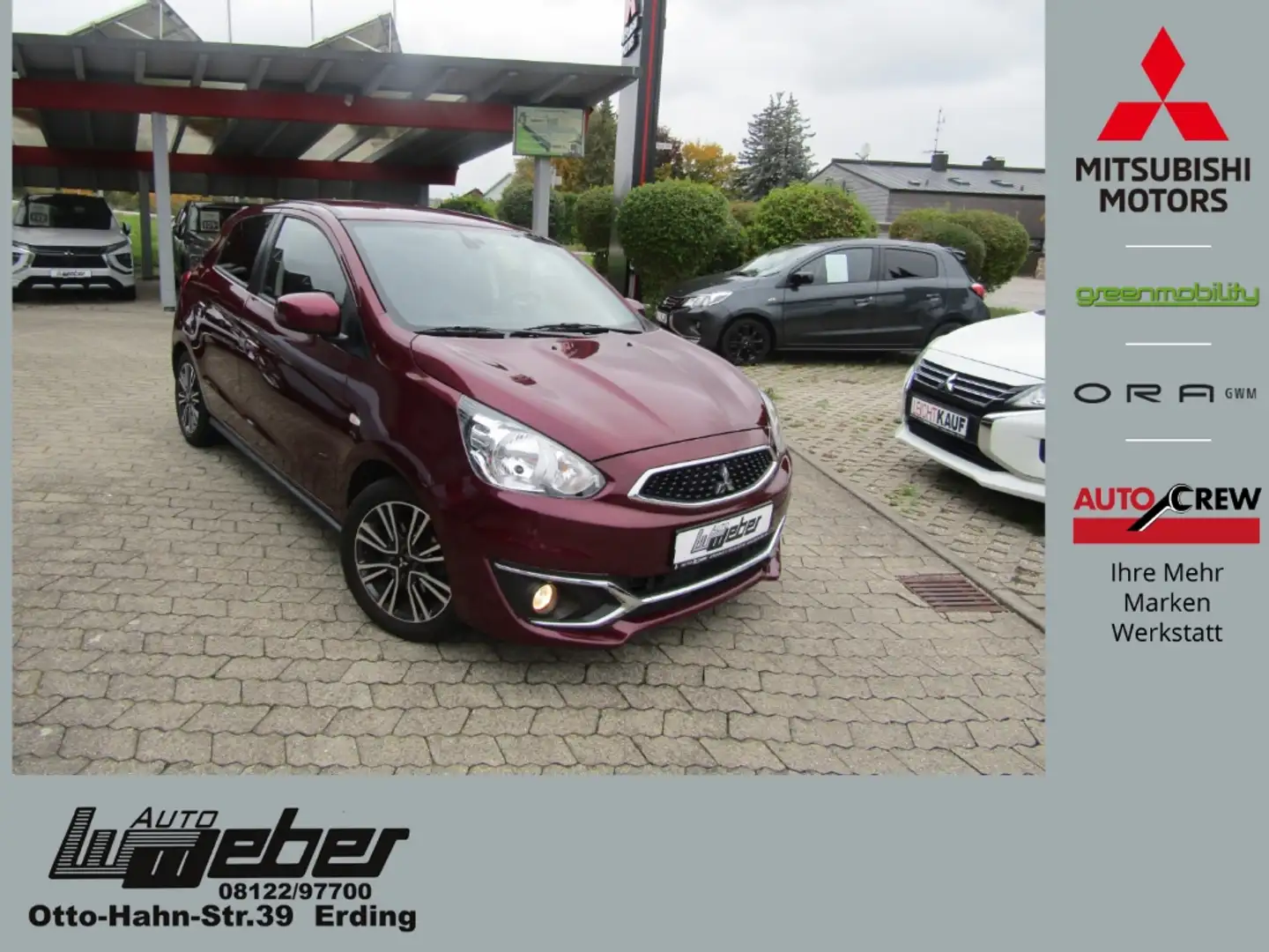 Mitsubishi Space Star 1.2 Edition 100+ NAVI SHZ DAB RADIO CD USB KLIMA Rot - 1