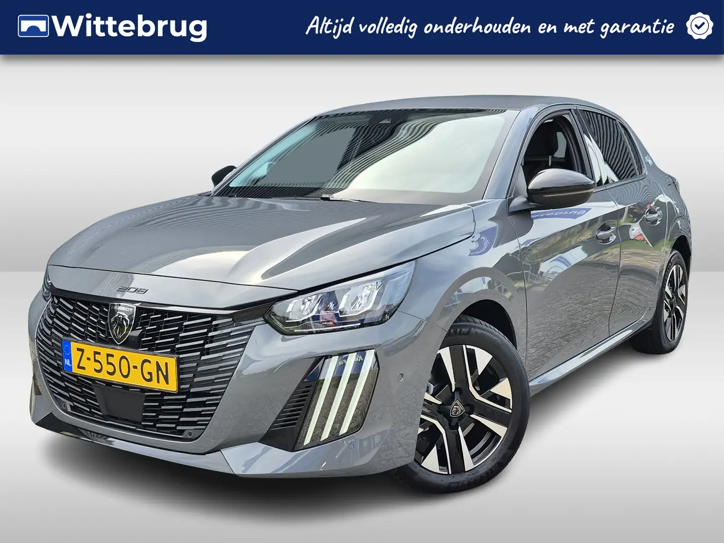 Peugeot e-208 EV Allure 51 kWh 3-Fase | Navigatie | Camera voor Grijs - 1