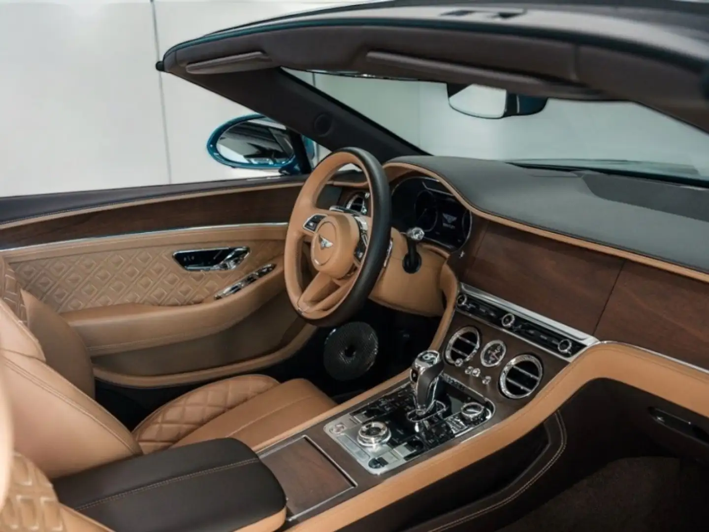 Bentley Continental GT Convertible V8 Bleu - 2
