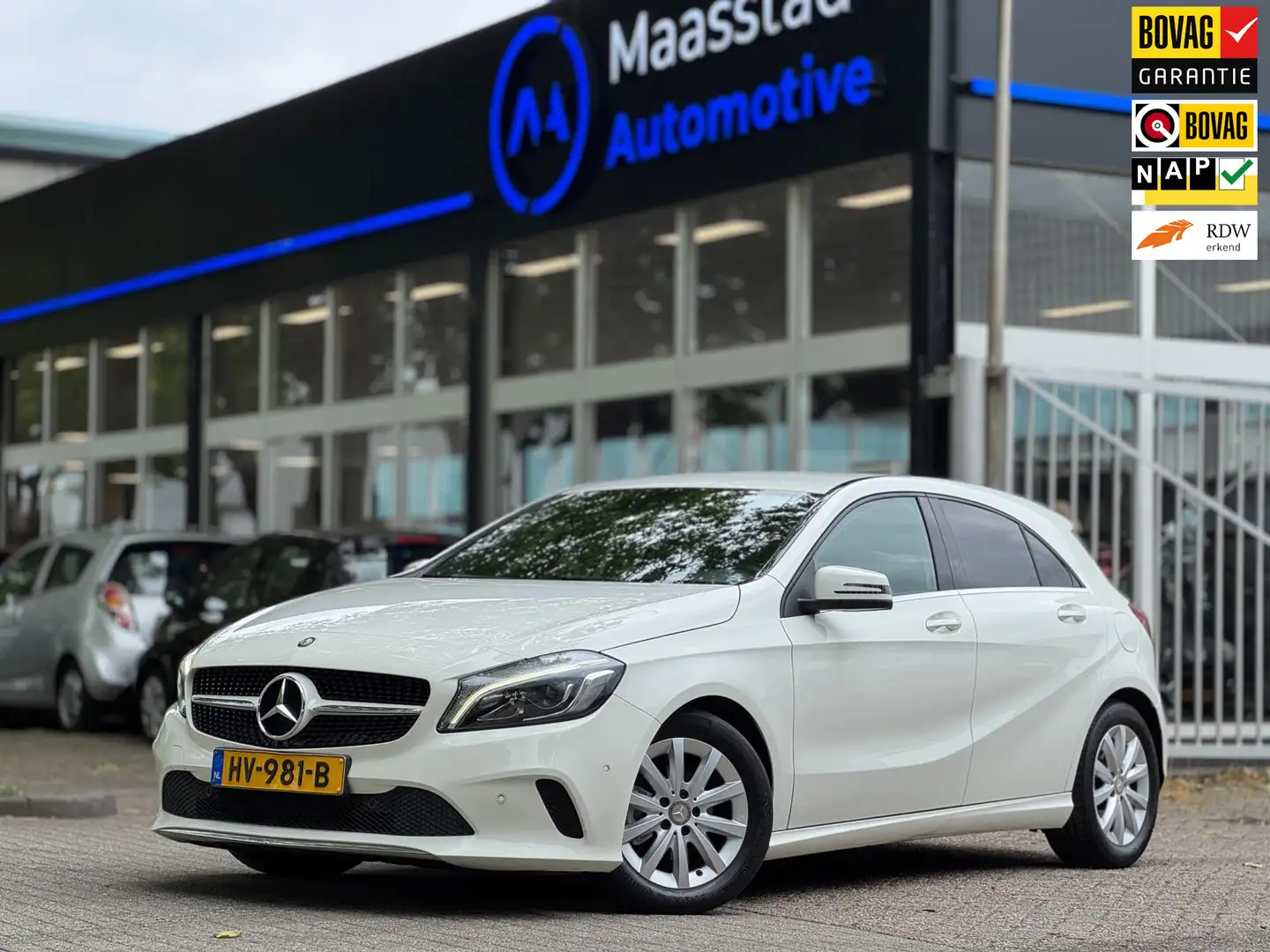 Mercedes-Benz A 180 180d Automaat Navi Nieuwe APK Park.sensoren Flippe Blanc - 1