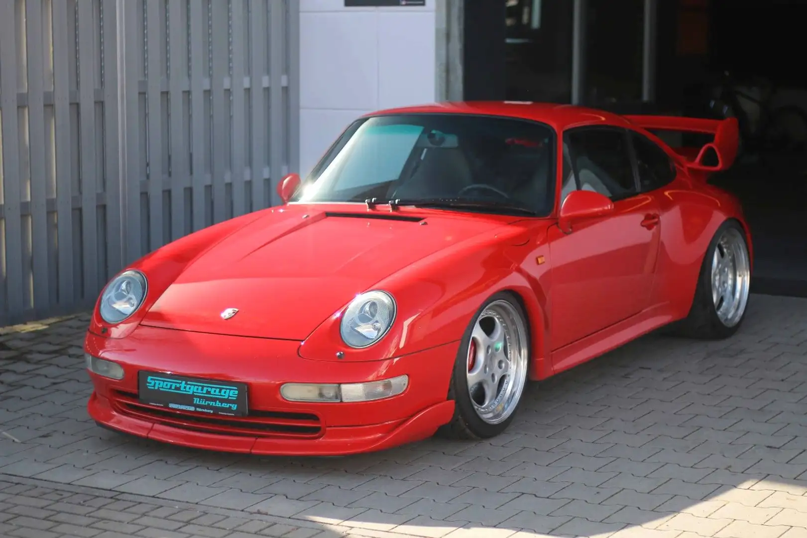 Porsche 993 911 Turbo 993*Schalensitz*GT2 Stoßstange Rot - 1