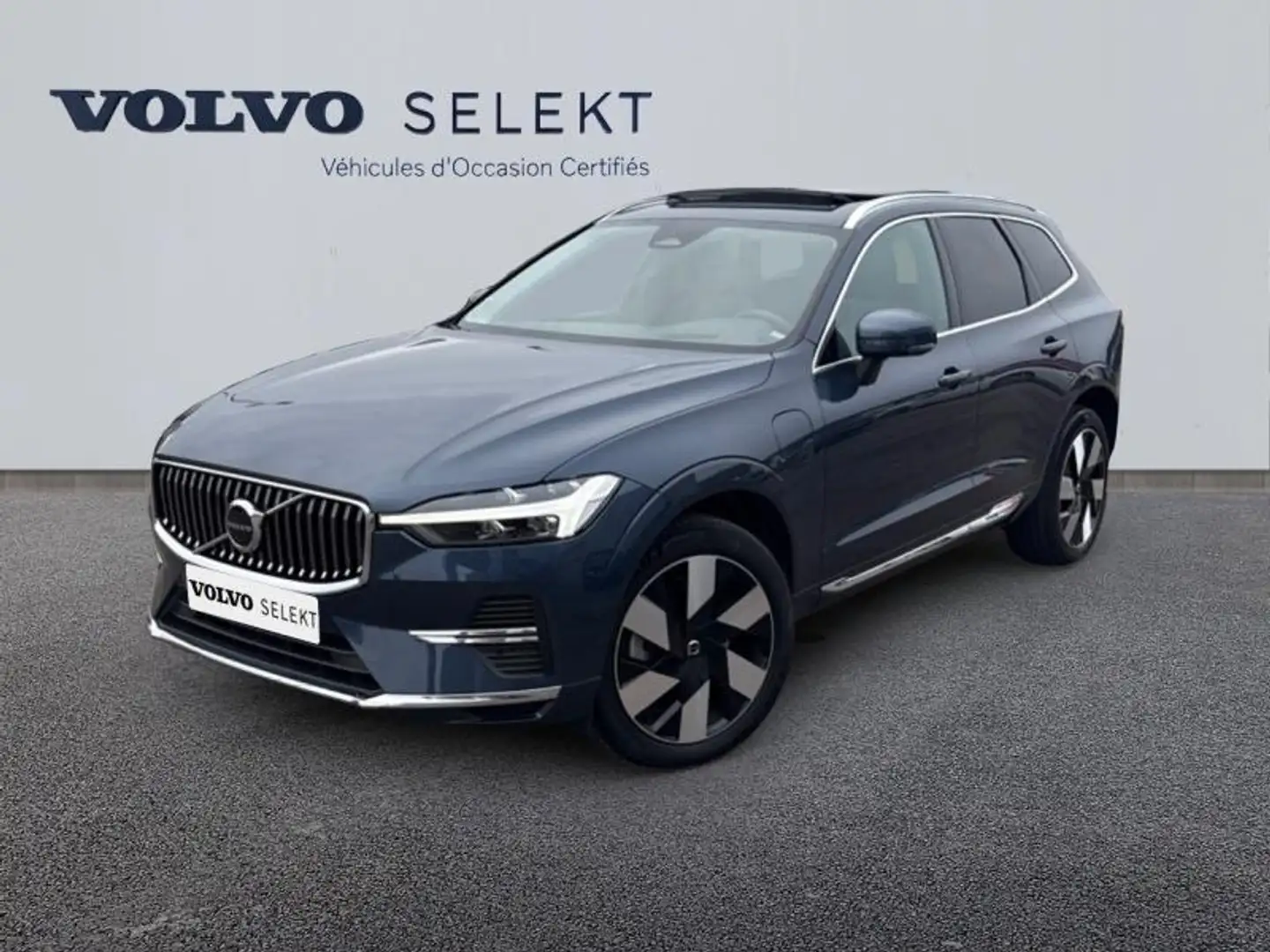 Volvo XC60 T8 Hybride Rechargeable 310 + 145ch Ultra Style Chrome Geartronic 8 AWD Bleu - 1