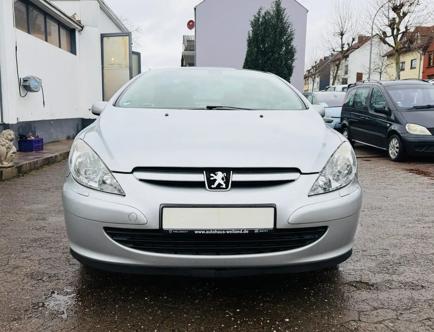 Peugeot 307 CC Klimaautomatik Leder PDC SHZG Grau - 2