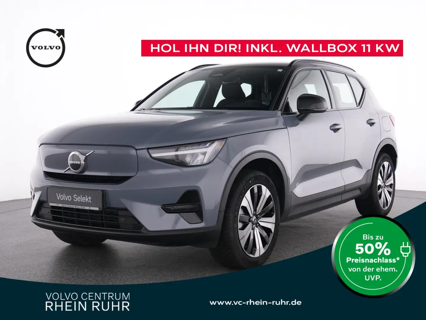 Volvo XC40 PURE ELECTRIC CORE AHK+MET+STANDHZ+KAMERA+ Gris - 1