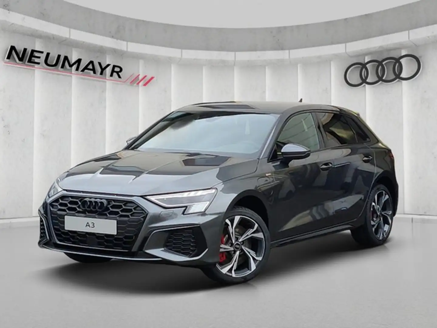 Audi A3 Sportback 45 TFSI e S tronic S line Matrix Gris - 2