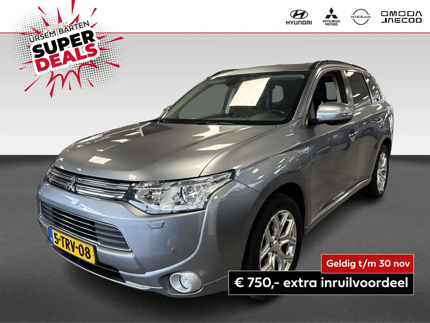 Mitsubishi Outlander 2.0 PHEV Instyle+ // KEURIGE STAAT // FULL OPTION Grijs - 1