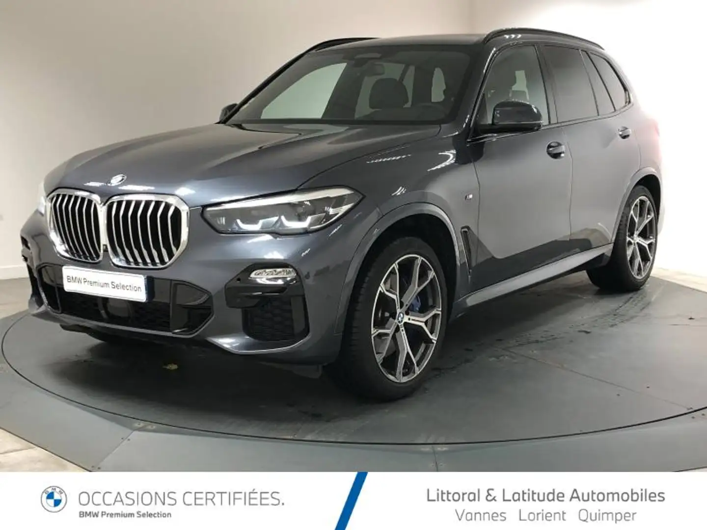 BMW X5 xDrive30d 265ch M Sport Gris - 1