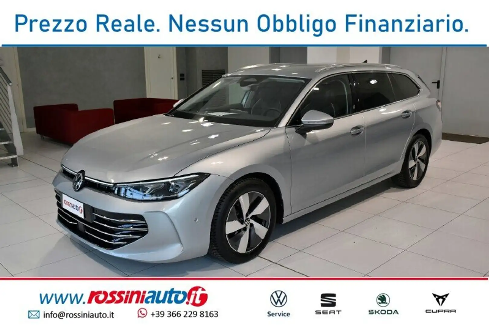 Volkswagen Passat Variant 2.0 TDI 150 CV DSG BUSINESS + MATRIX LED + EASY OP Silber - 1