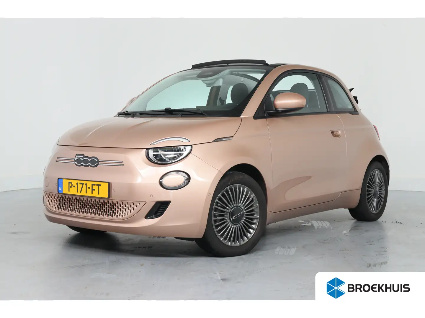 Fiat 500C Icon 42 kWh | Achteruitrijcamera | Keyless | Cruis Rood - 1