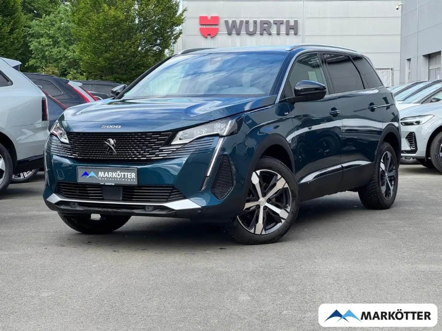 Peugeot 5008 GT PureTech 130 EU6d 7-Sitzer ACC/AHK/BLIS Bleu - 1