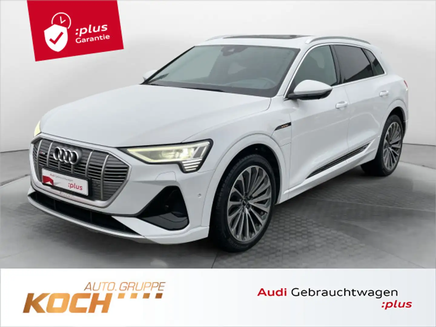 Audi e-tron 55 q. S-Line 2x, Matrix LED, Sitzbelüftun Weiß - 1