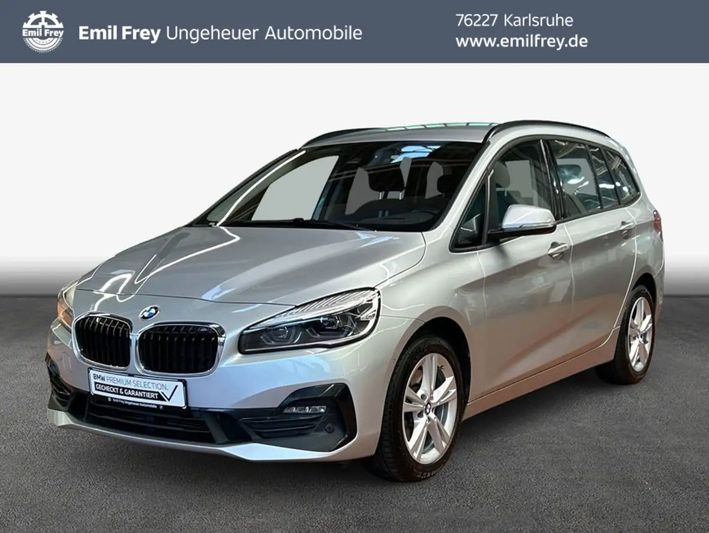 BMW 220 220d Gran Tourer Aut. Sport Line *SHZ*RFK*Navi* Silber - 1