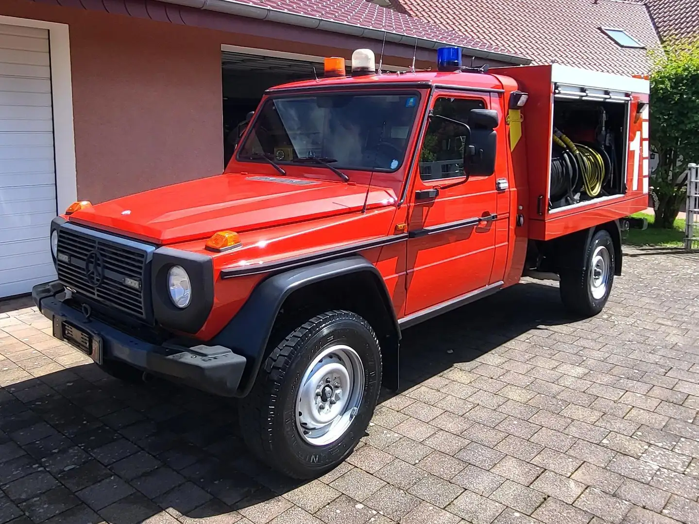 Mercedes-Benz G 270 G270CDI Fahrgestell 3428 mm! nur 38.000 km! 1.Hd! Rot - 1