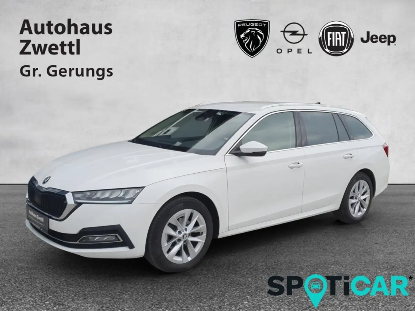 Skoda Octavia Octaiva Kombi 2,0 TDI Style DSG*AHV*LED+NAV Weiß - 1