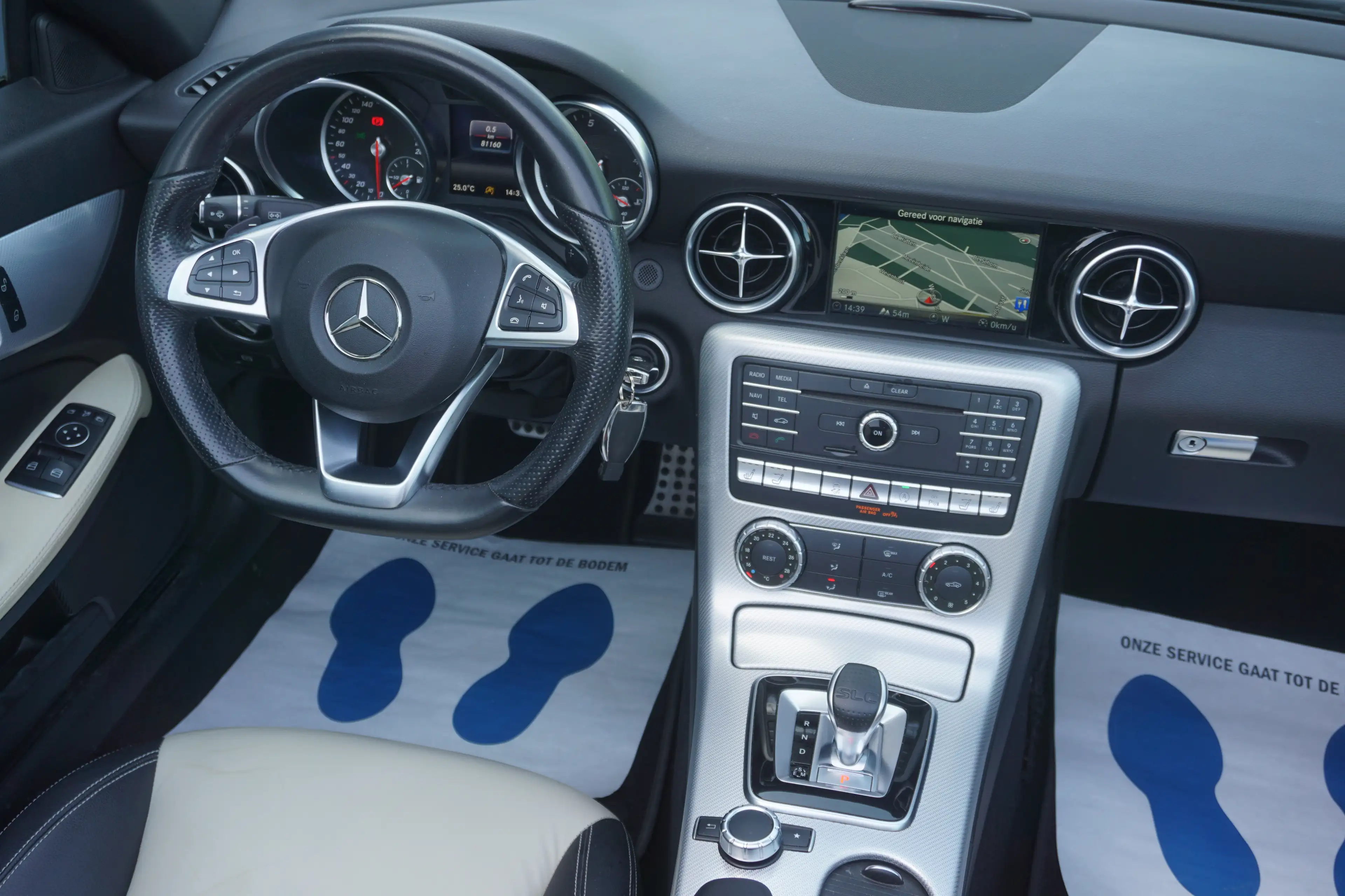 Mercedes-Benz SLC 180 Cabriolet- Benzine- Automaat- Nav-Leder- Garantie! — photo 7