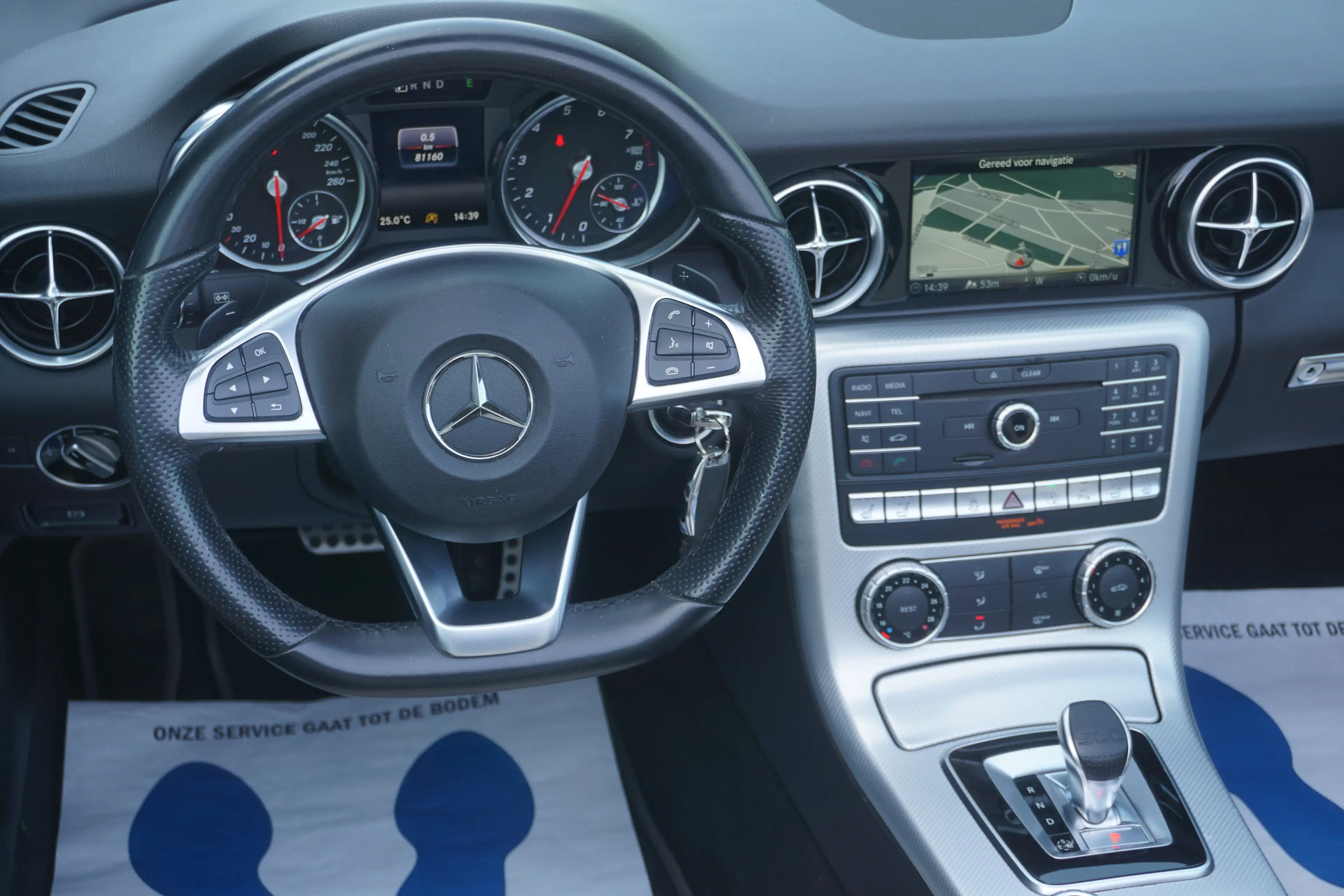 Mercedes-Benz SLC 180 Cabriolet- Benzine- Automaat- Nav-Leder- Garantie! — photo 8