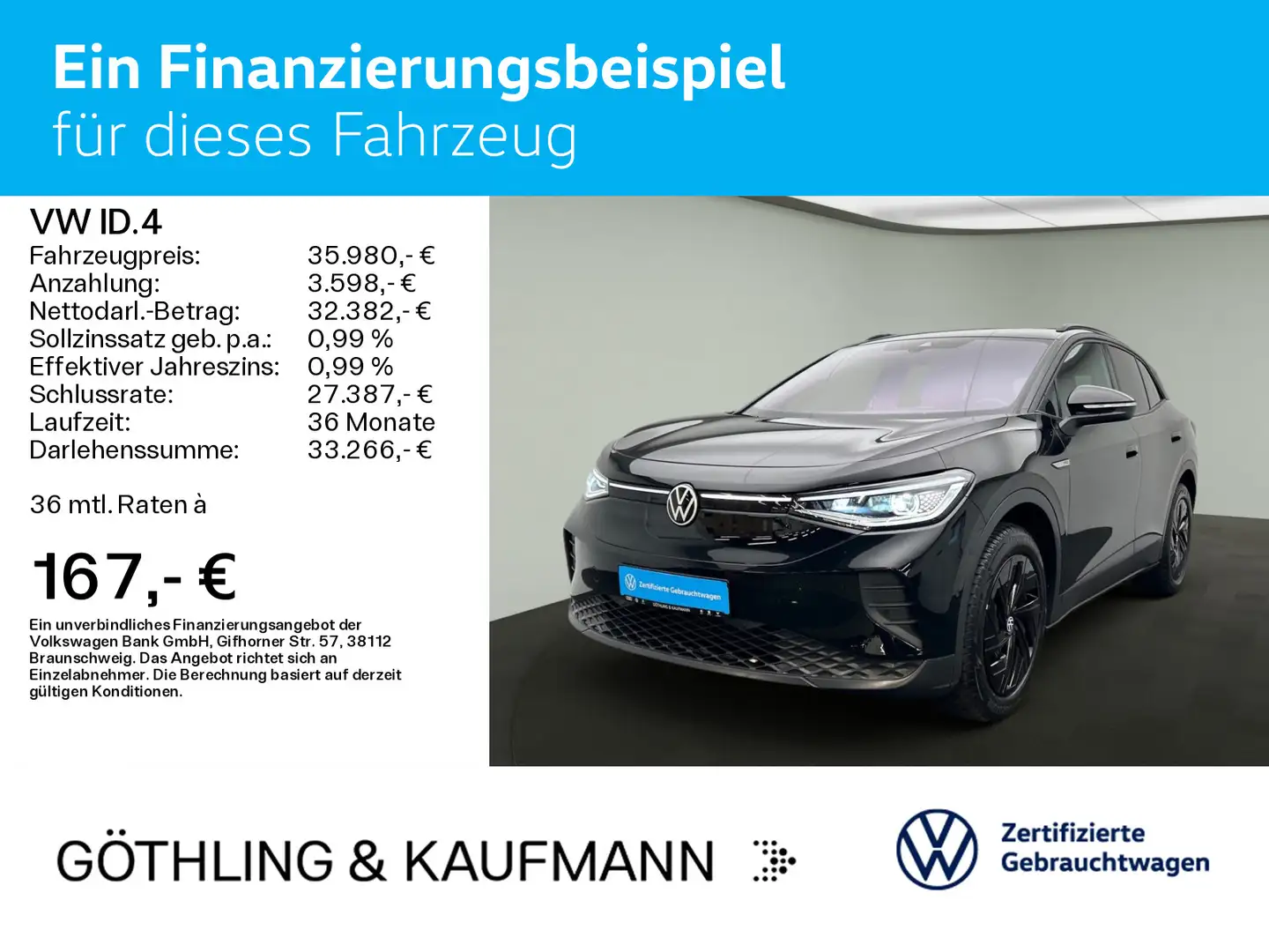 Volkswagen ID.4 Pro Performance*MATRIX*Wärmepumpe*RFK* Noir - 2