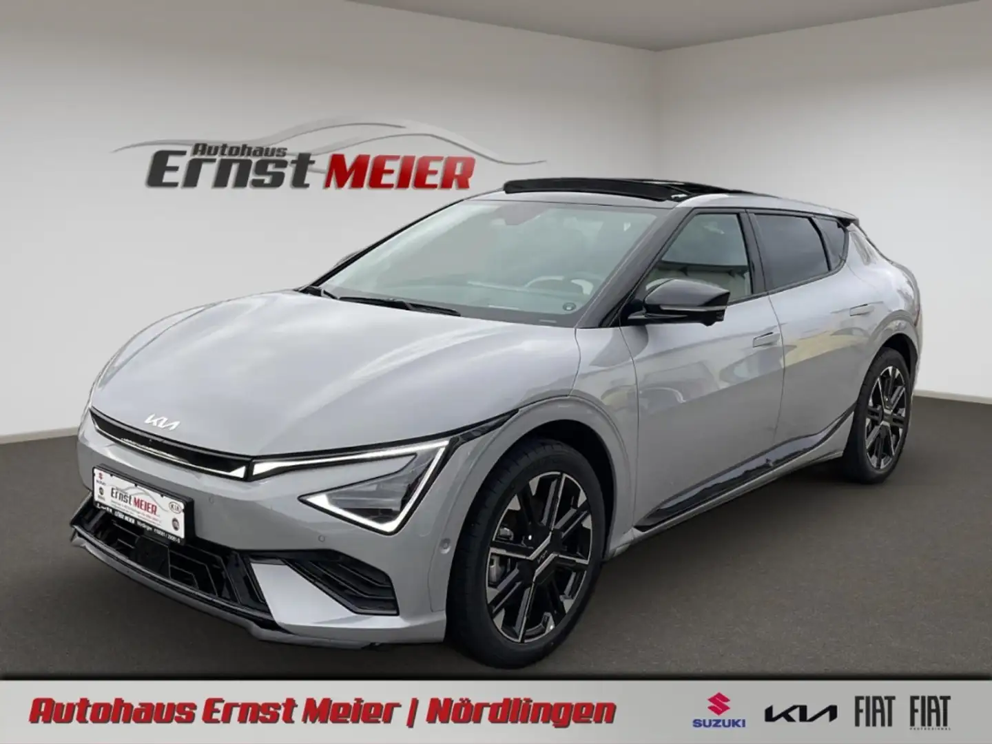 Kia EV6 GT L. 84 kWh AWD Assit+WP+GD+Tech+100%Gesundheit Grau - 1