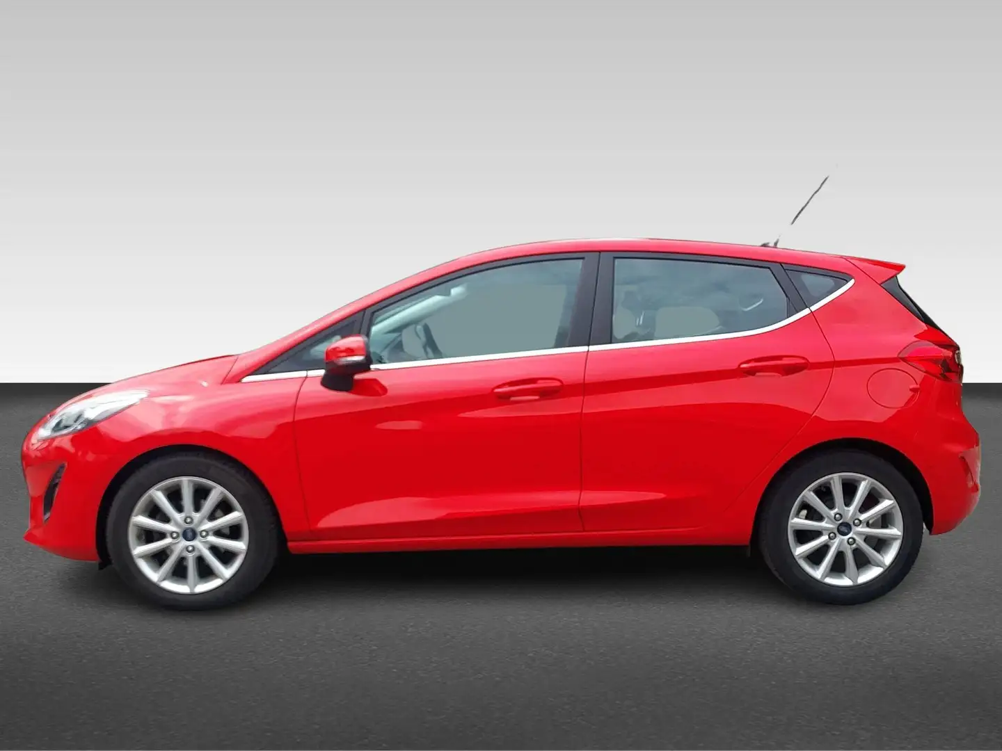 Ford Fiesta 1.5 TDCi Titanium jonge diesel met weinig kilomete Rood - 2