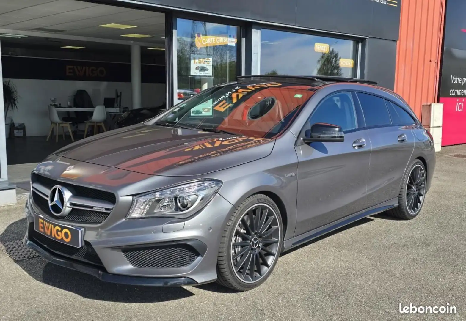 Mercedes-Benz CLA 45 AMG Mercedes Classe 2.0 45 380ch AMG 4MATIC SPEEDSHIFT Grijs - 2