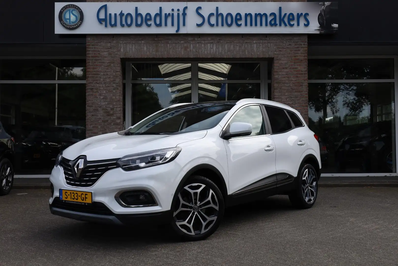 Renault Kadjar 1.3 TCe Black Edition LEER PANO ADAPTIVE-CRUISE CL Blanc - 1