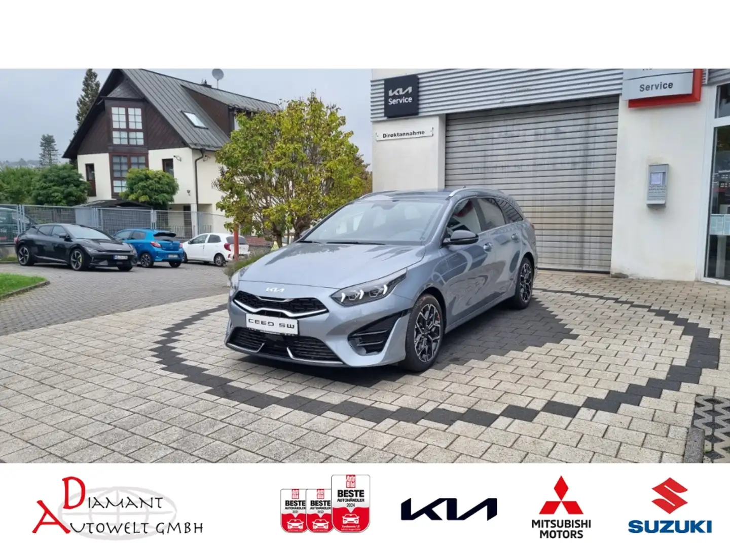 Kia Ceed SW / cee'd SW 1.5T 140 DCT7 GT-Line Technologie Leder Argent - 1
