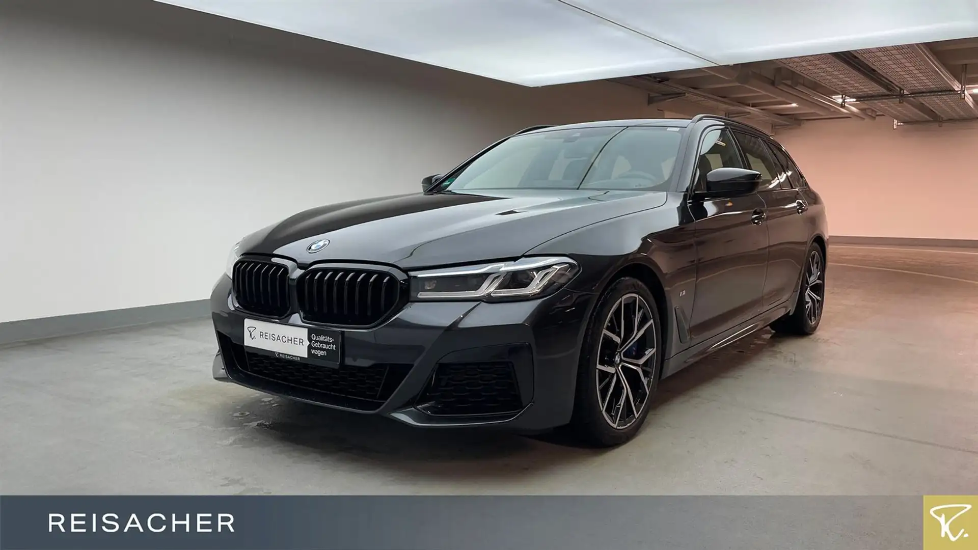 BMW 540 d xDrive Tou M-Sport,AHK,IAL,eKomfSi+Mem,HUD Grau - 1