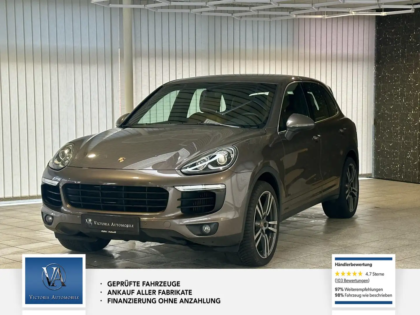 Porsche Cayenne Diesel 2 Hand, Super Ausstattung, Service neu. Brun - 1